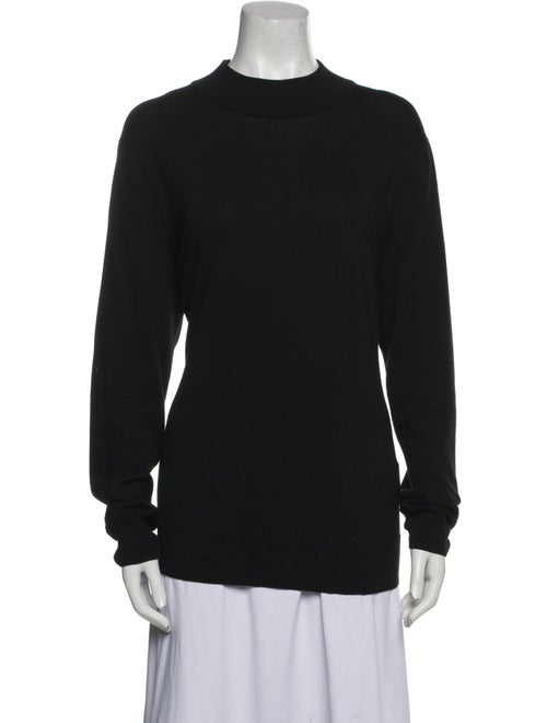 Sandro Wool Mock Neck Sweater