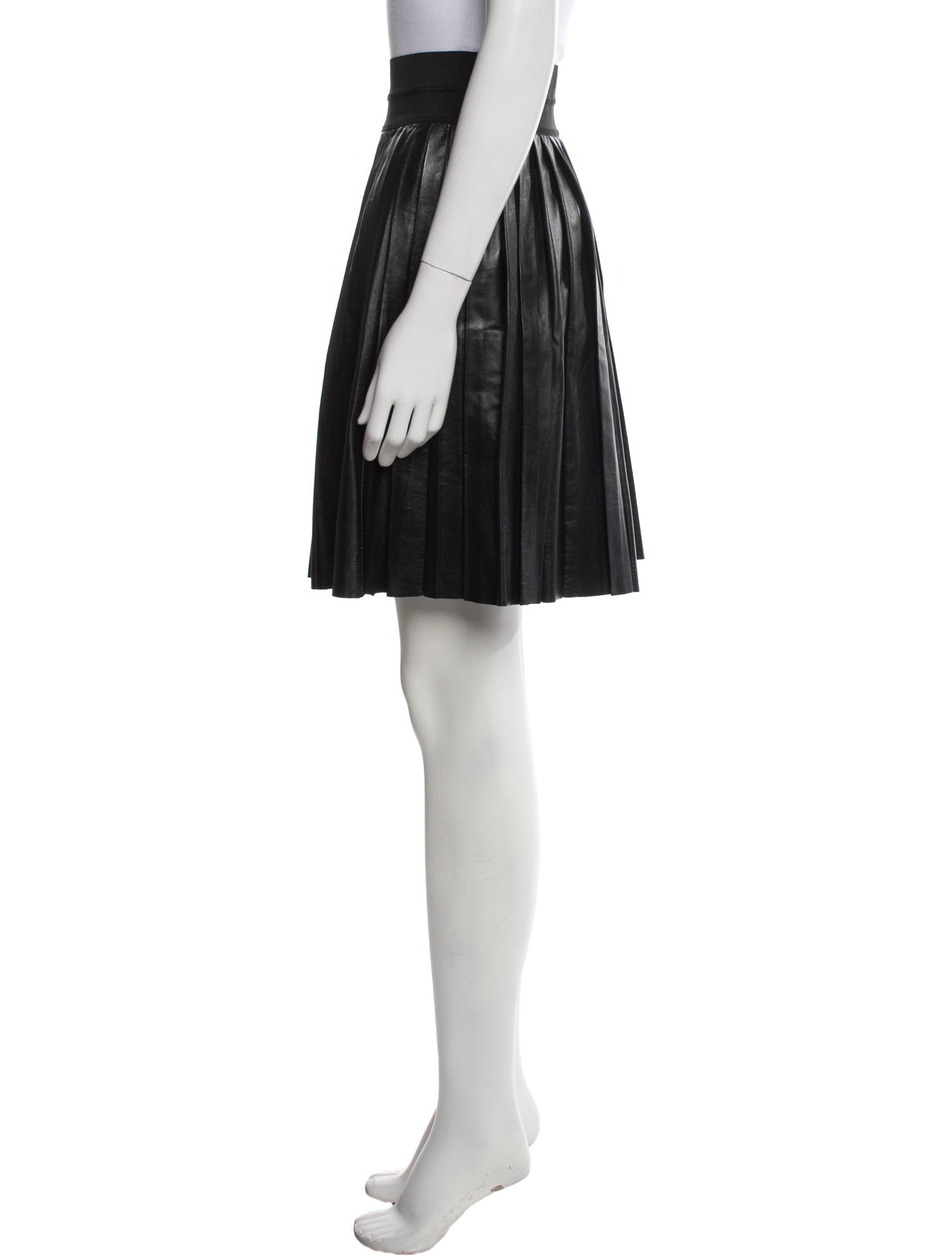 Sandro Leather Knee-Length Skirt