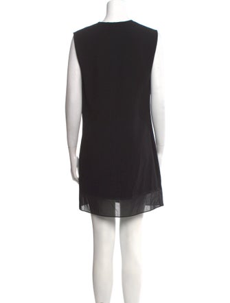 Sandro V-Neck Mini Dress