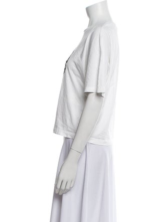 Sandro Graphic Print Crew Neck T-Shirt