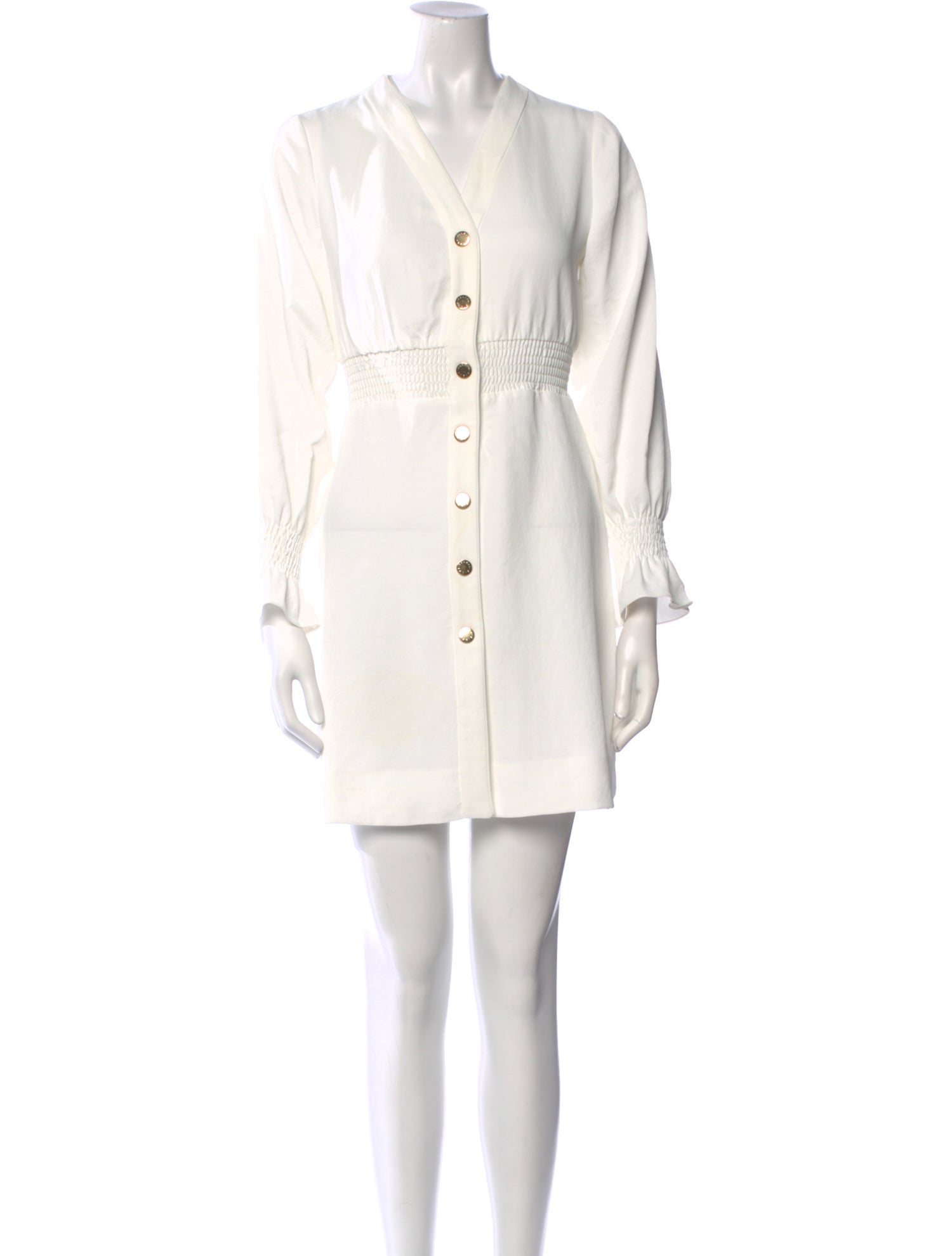 Sandro V-Neck Mini Dress