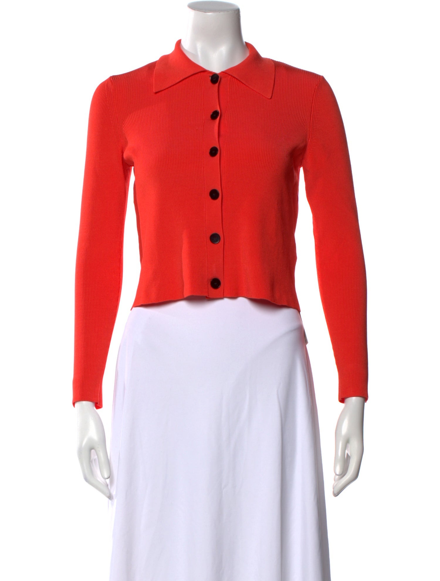 Sandro Mock Neck Long Sleeve Crop Top w/ Tags