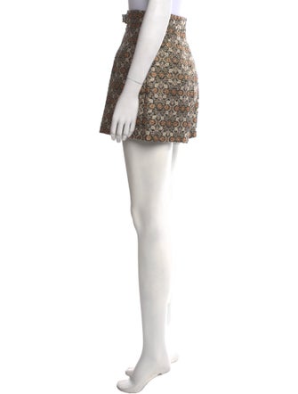 Sandro Printed Mini Skirt