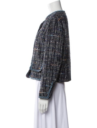 Sandro Tweed Pattern Evening Jacket