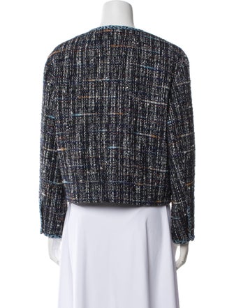 Sandro Tweed Pattern Evening Jacket