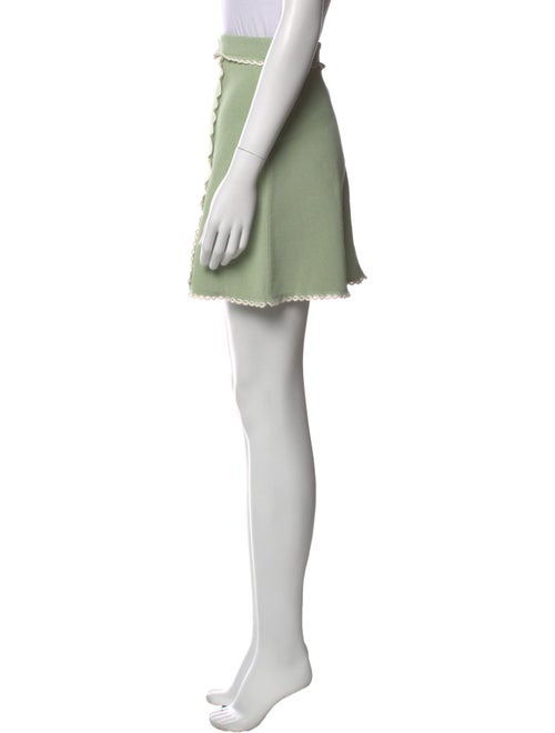 Sandro Embroidered Accent Mini Skirt