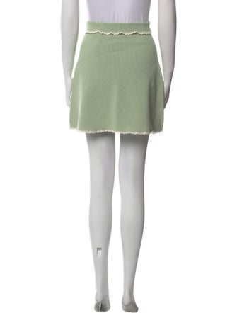 Sandro Embroidered Accent Mini Skirt