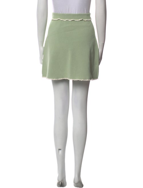 Sandro Embroidered Accent Mini Skirt