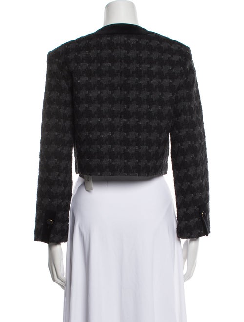 Sandro Houndstooth Print Evening Jacket