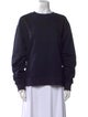 Sandro Crew Neck Long Sleeve Sweatshirt