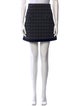 Sandro Houndstooth Print Mini Skirt