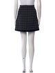Sandro Houndstooth Print Mini Skirt