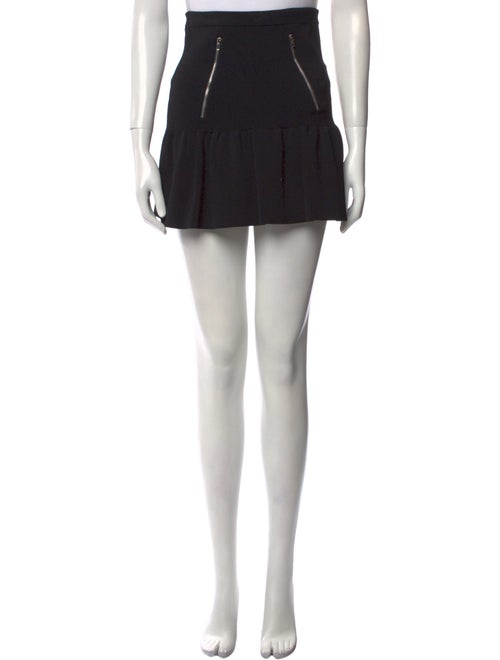 Sandro Ruffle Embellishment Mini Skirt