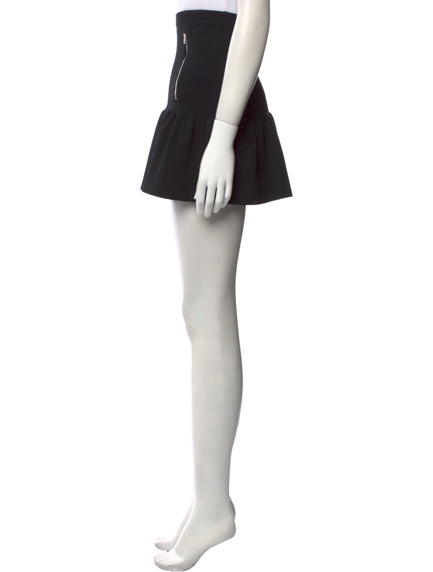 Sandro Ruffle Embellishment Mini Skirt