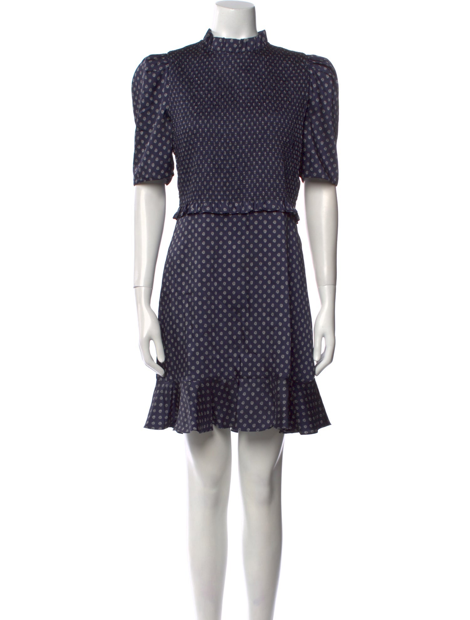 Sandro Printed Mini Dress