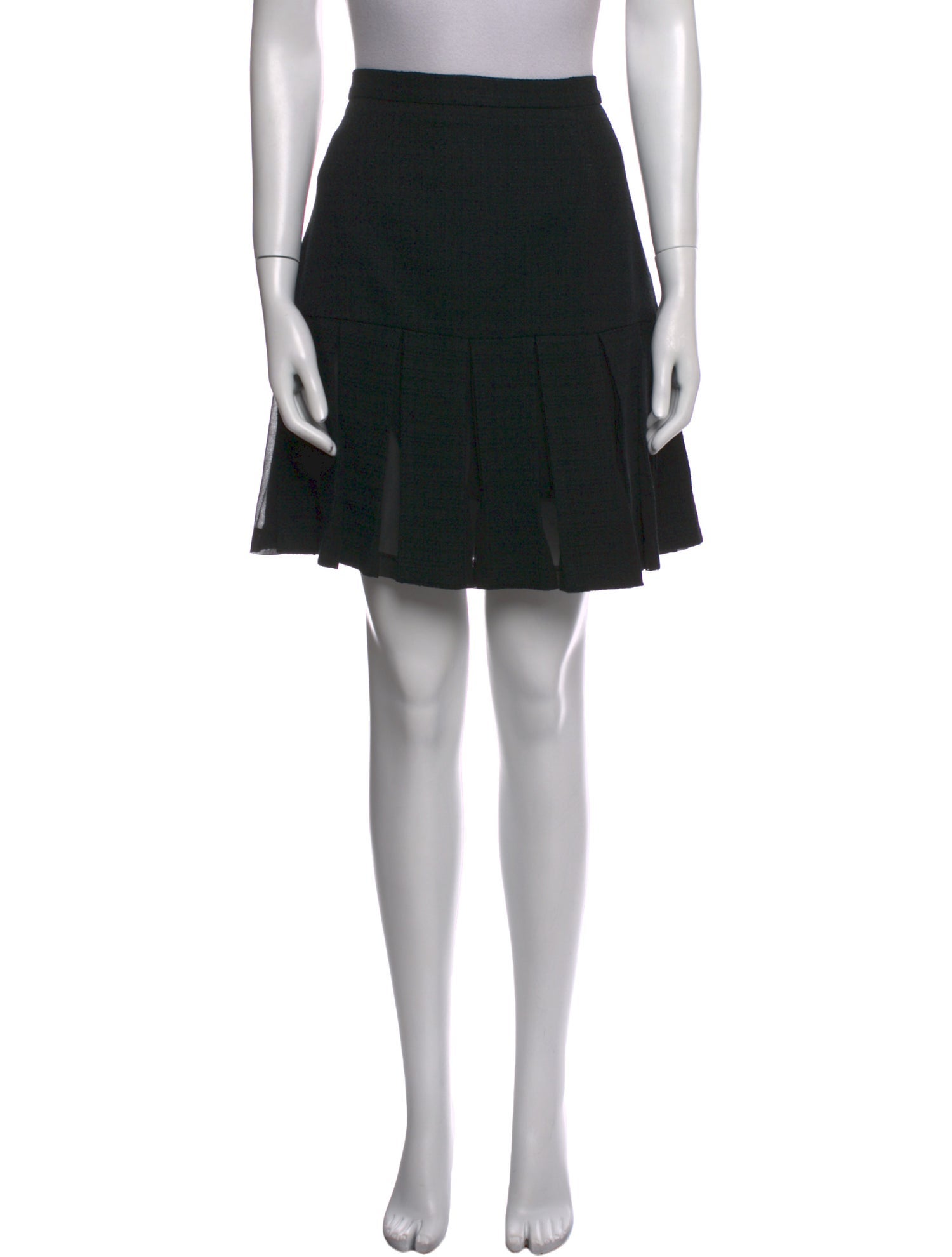 Sandro Pleated Accents Knee-Length Skirt