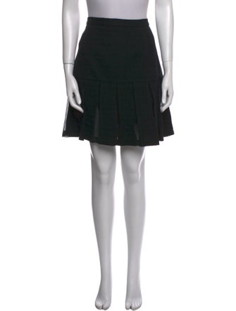 Sandro Pleated Accents Knee-Length Skirt
