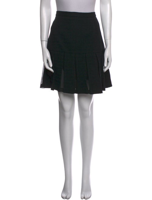 Sandro Pleated Accents Knee-Length Skirt