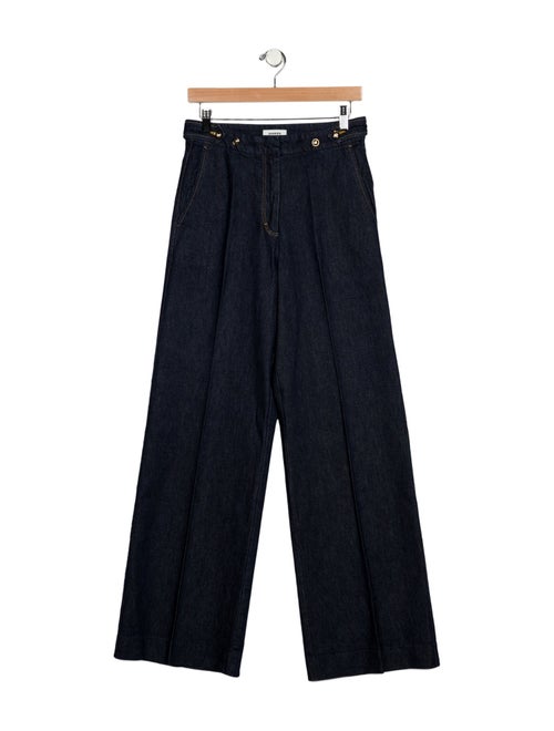 Sandro High-Rise Wide Leg Jeans