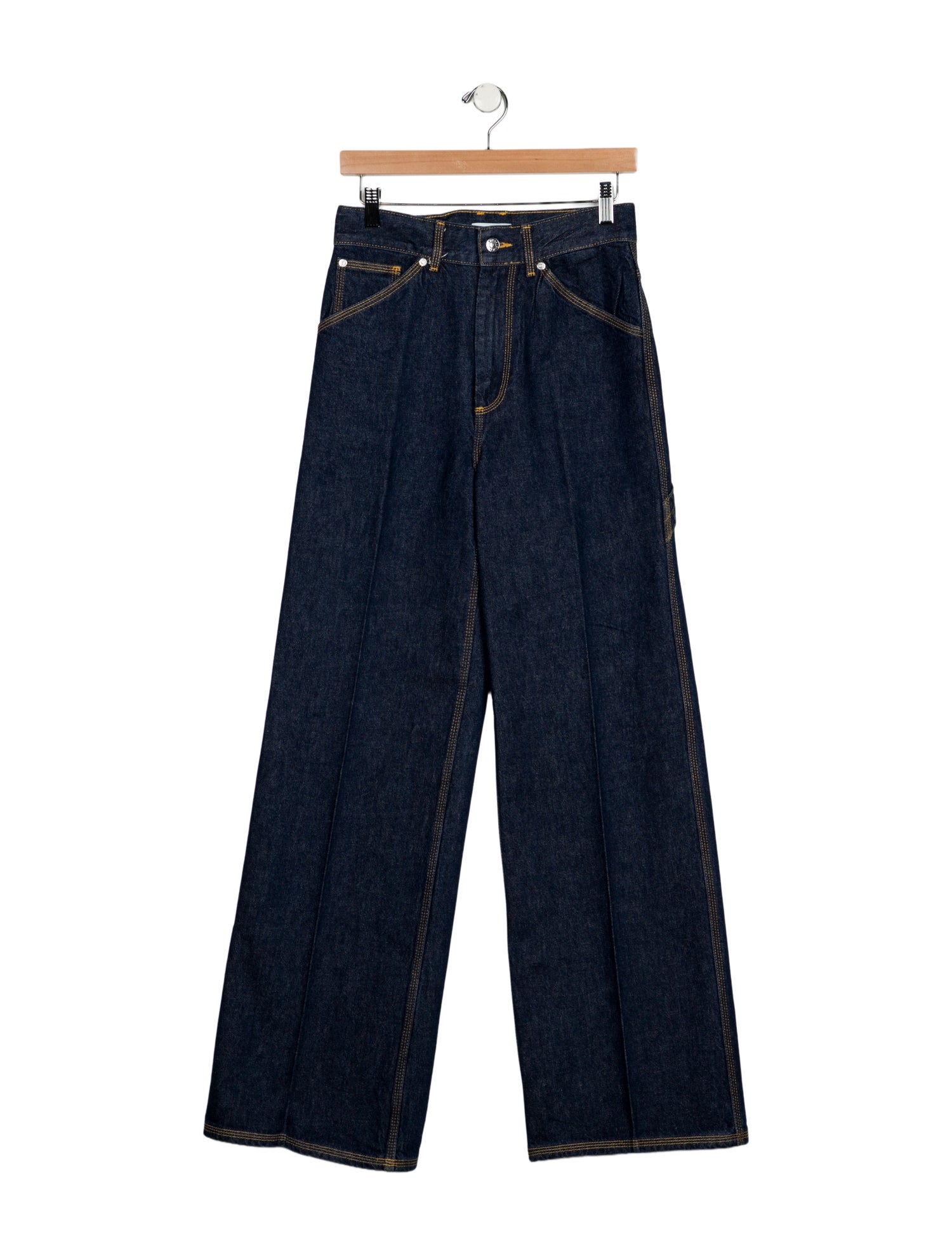 Sandro High-Rise Wide Leg Jeans