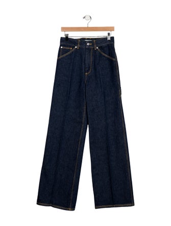 Sandro High-Rise Wide Leg Jeans