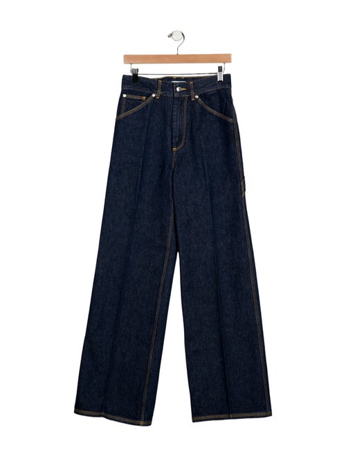 Sandro High-Rise Wide Leg Jeans