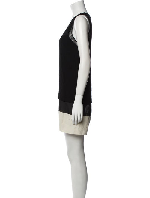 Sandro Scoop Neck Mini Dress