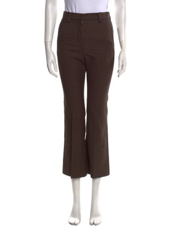 Sandro Printed Wide Leg Pants
