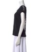 Sandro Linen Scoop Neck T-Shirt