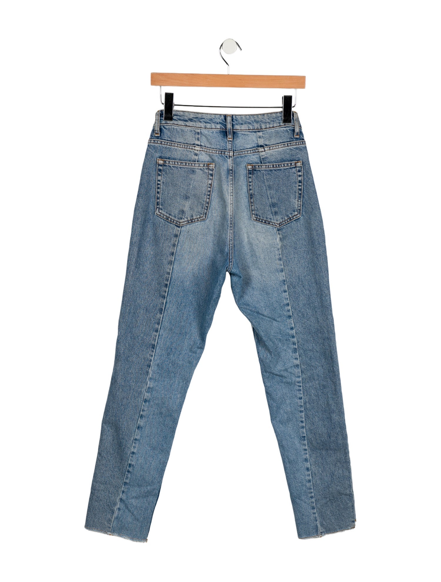 Sandro Mid-Rise Straight Leg Jeans