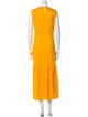 Sandro Crew Neck Long Dress