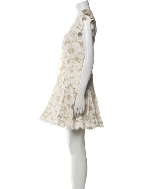 Sandro Floral Print Mini Dress