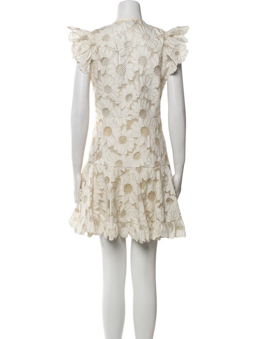 Sandro Floral Print Mini Dress