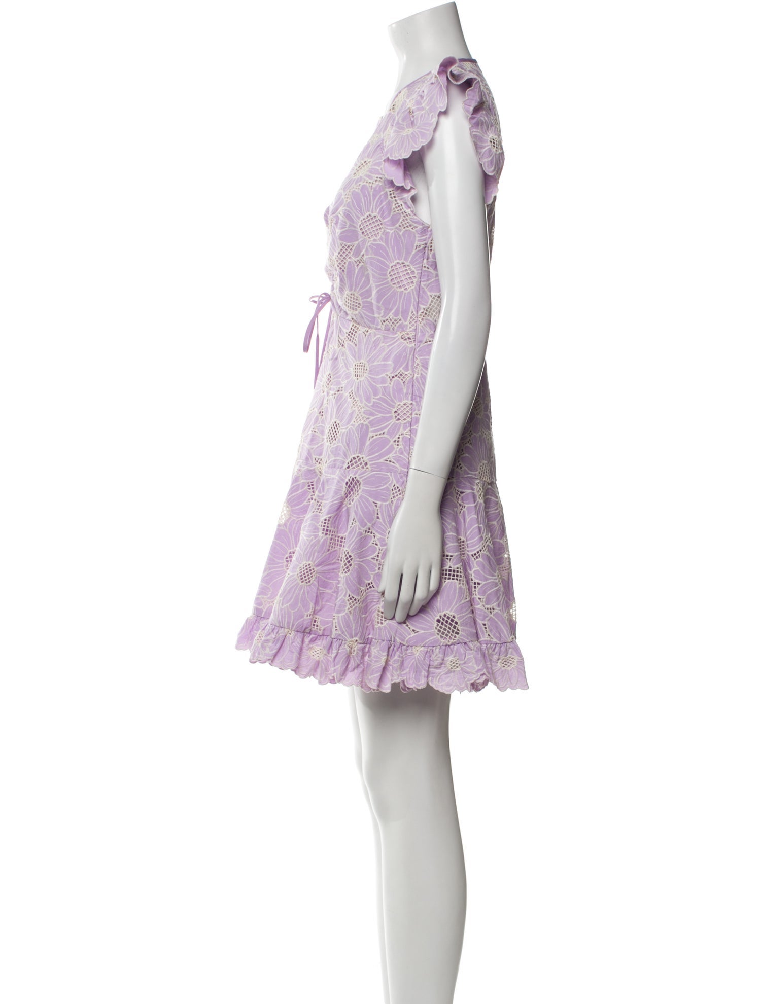 Sandro Floral Print Mini Dress w/ Tags