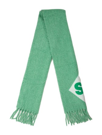 Sandro Wool Printed Scarf