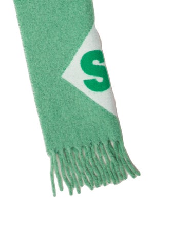 Sandro Wool Printed Scarf