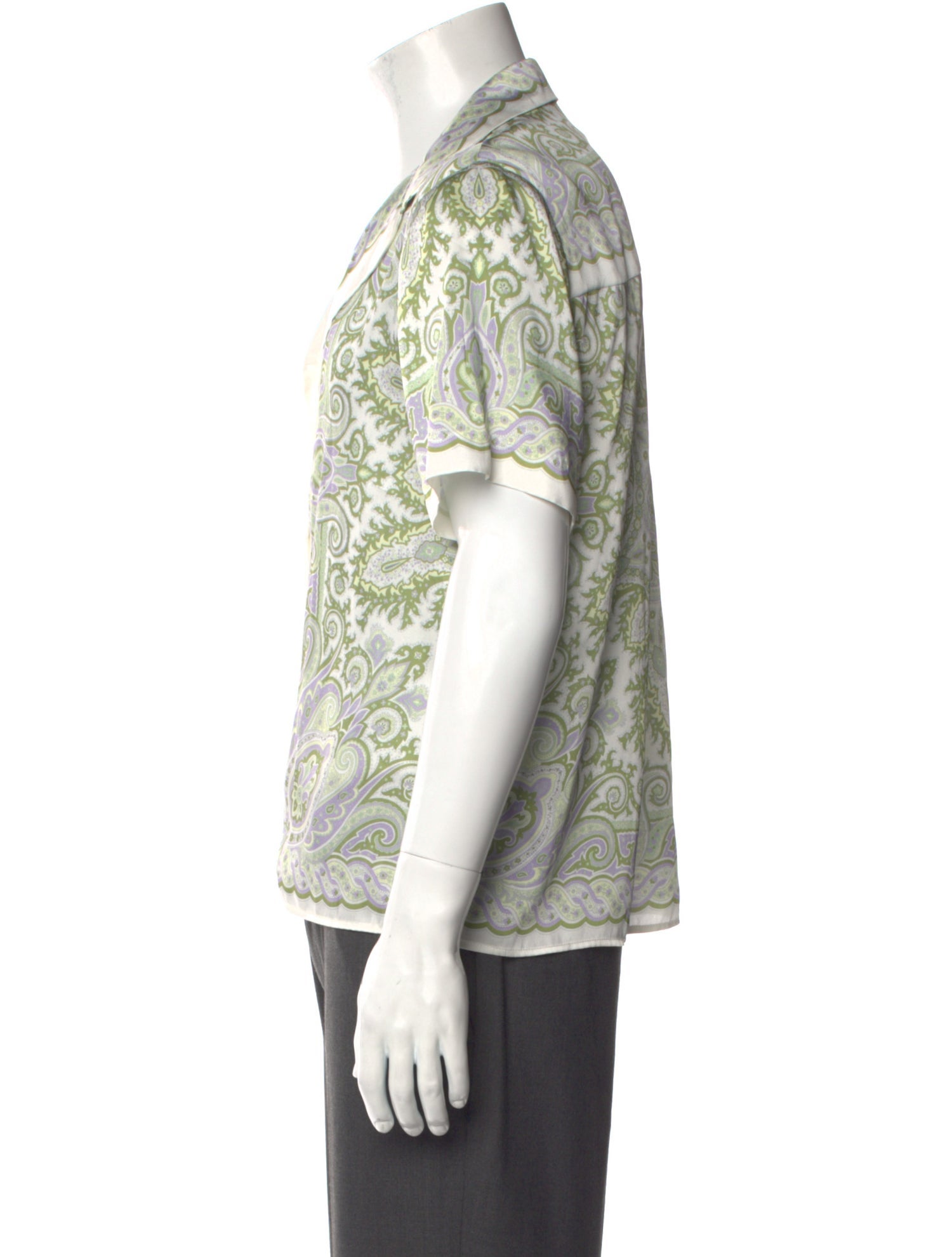 Sandro Printed Short Sleeve Shirt w/ Tags