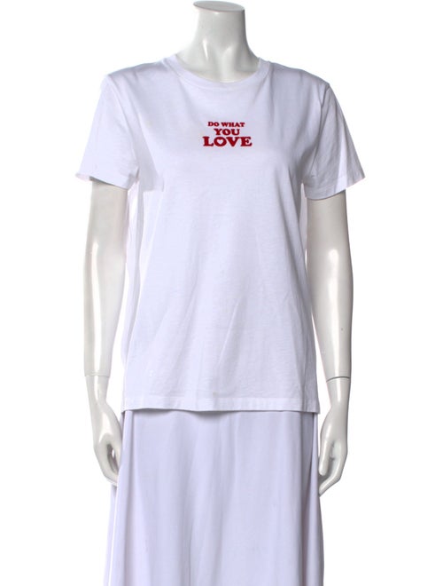 Sandro Graphic Print Crew Neck T-Shirt