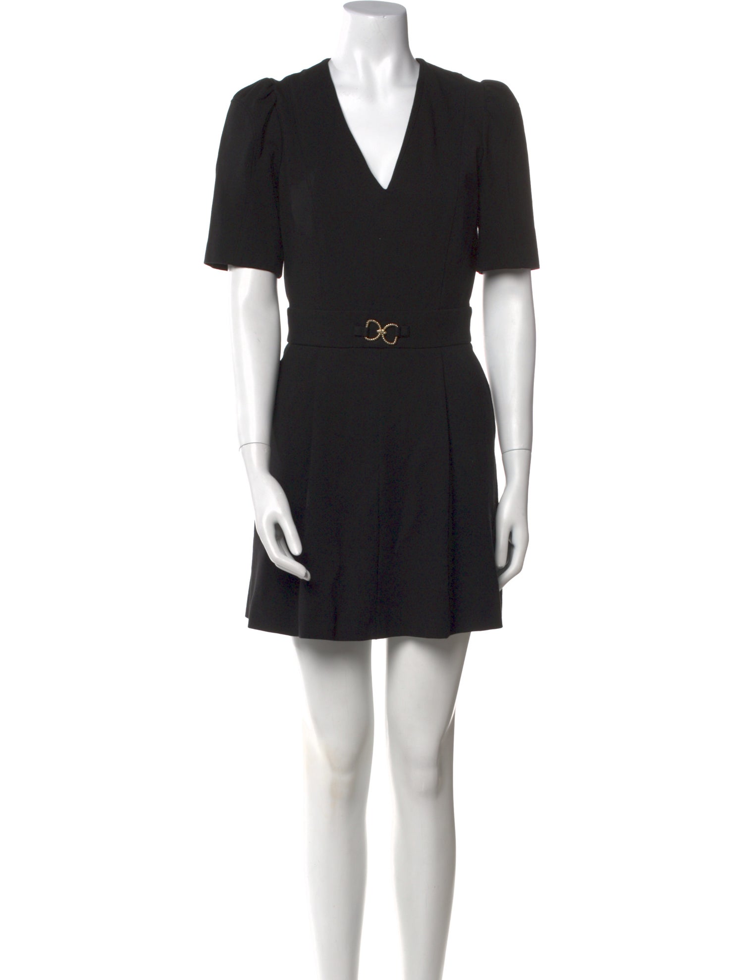 Sandro V-Neck Mini Dress