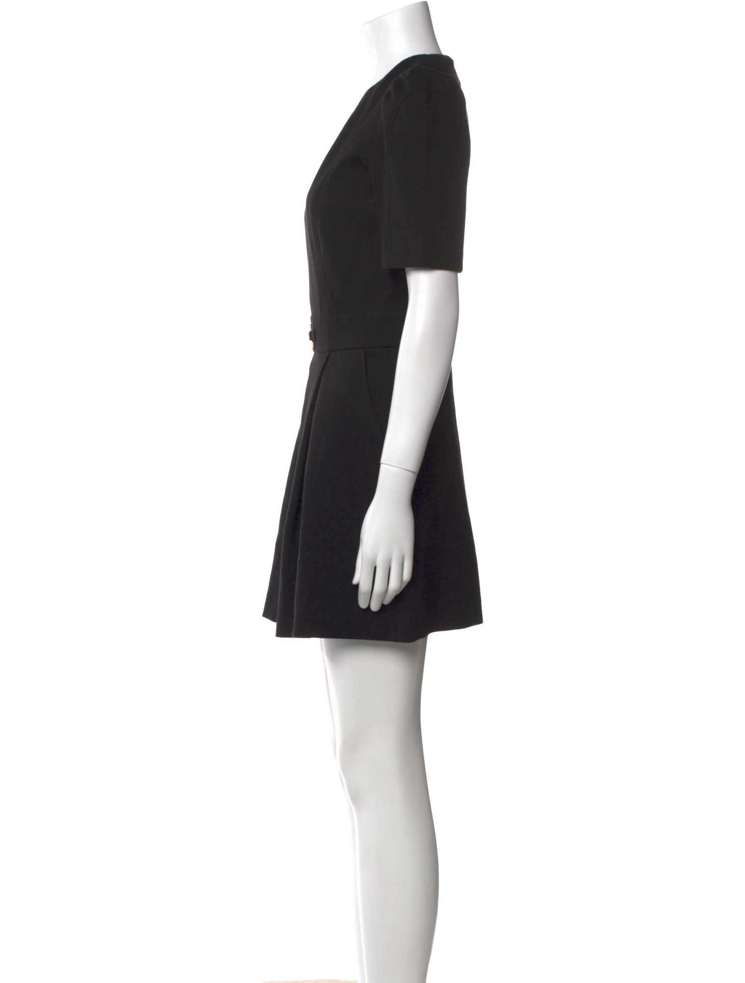 Sandro V-Neck Mini Dress