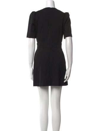 Sandro V-Neck Mini Dress