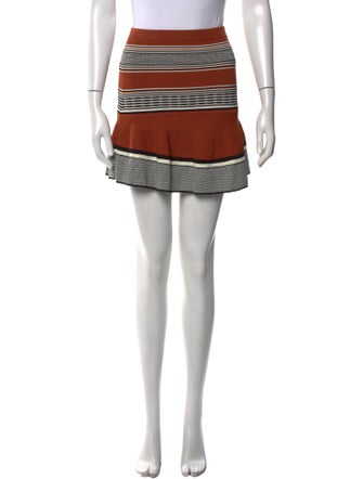 Sandro Striped Mini Skirt