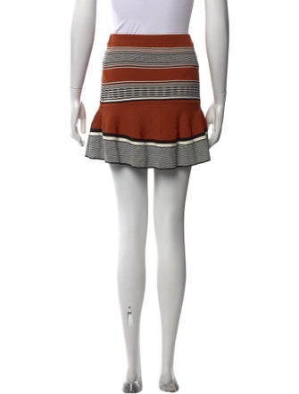 Sandro Striped Mini Skirt
