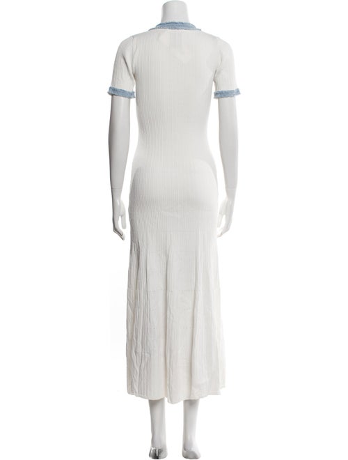 Sandro Crew Neck Long Dress