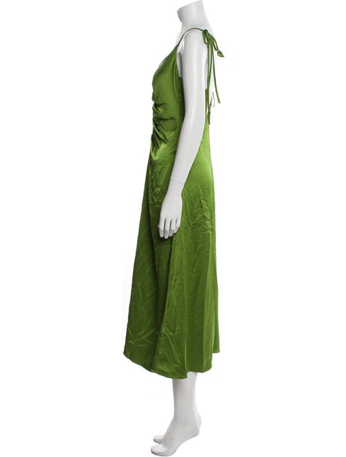 Sandro V-Neck Long Dress