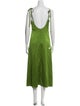 Sandro V-Neck Long Dress