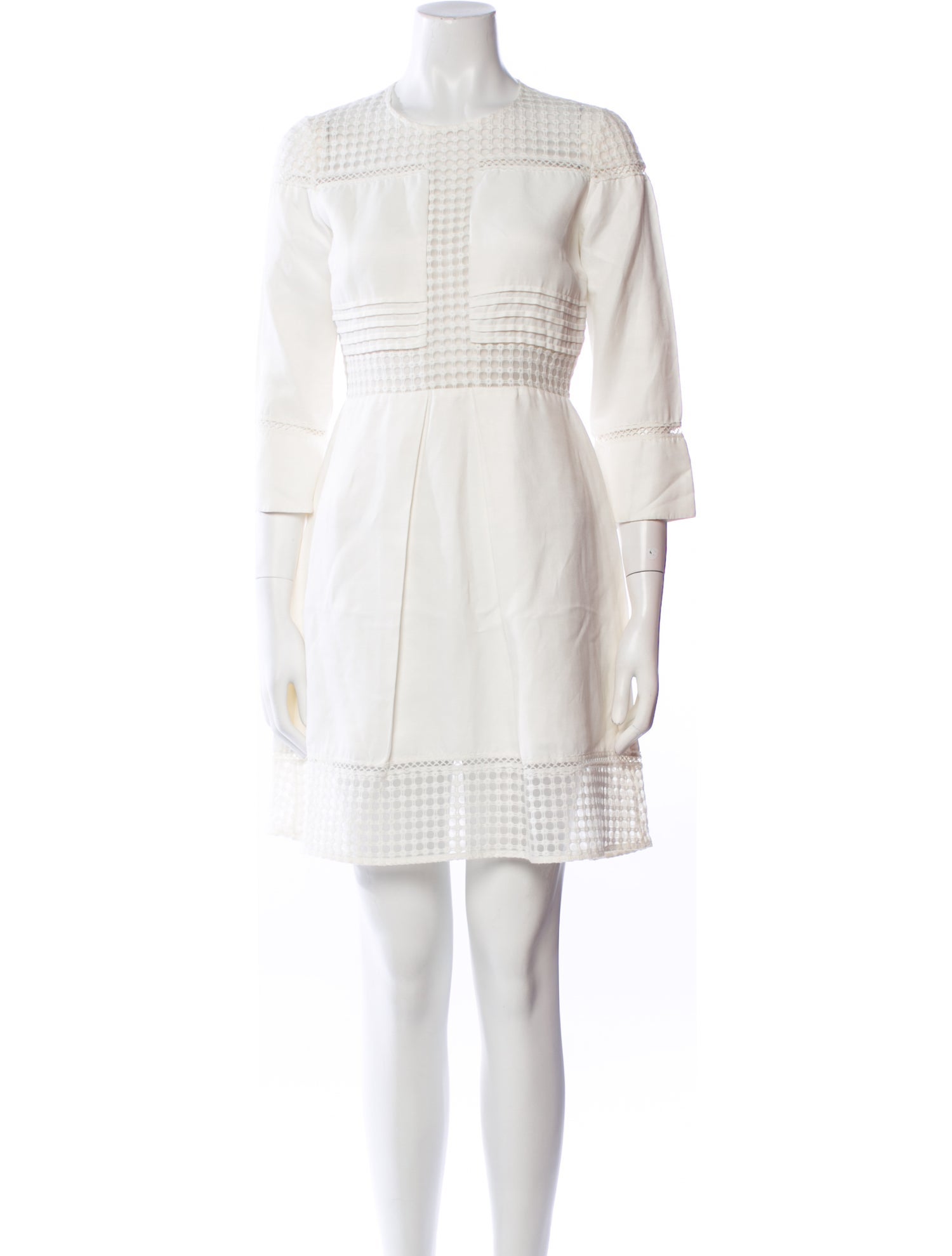 Sandro Crew Neck Mini Dress