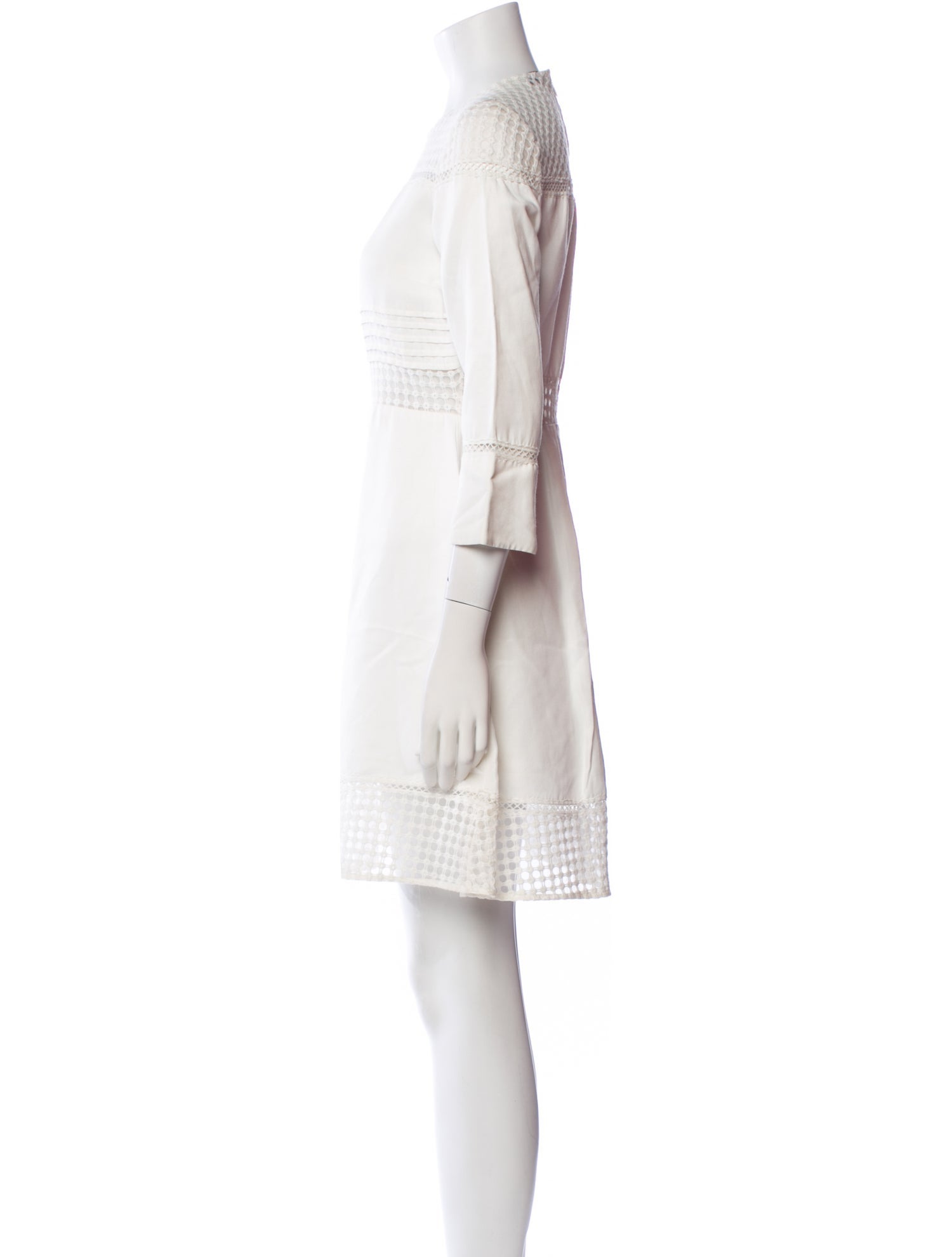 Sandro Crew Neck Mini Dress