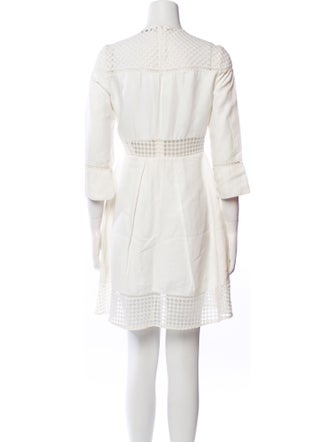 Sandro Crew Neck Mini Dress