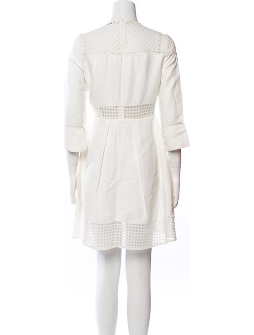 Sandro Crew Neck Mini Dress